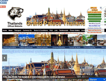 Tablet Screenshot of grandpalacebangkok.com